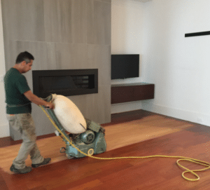 Resurfacing wood floor
