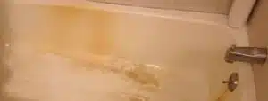 how to remove stains from bathtub