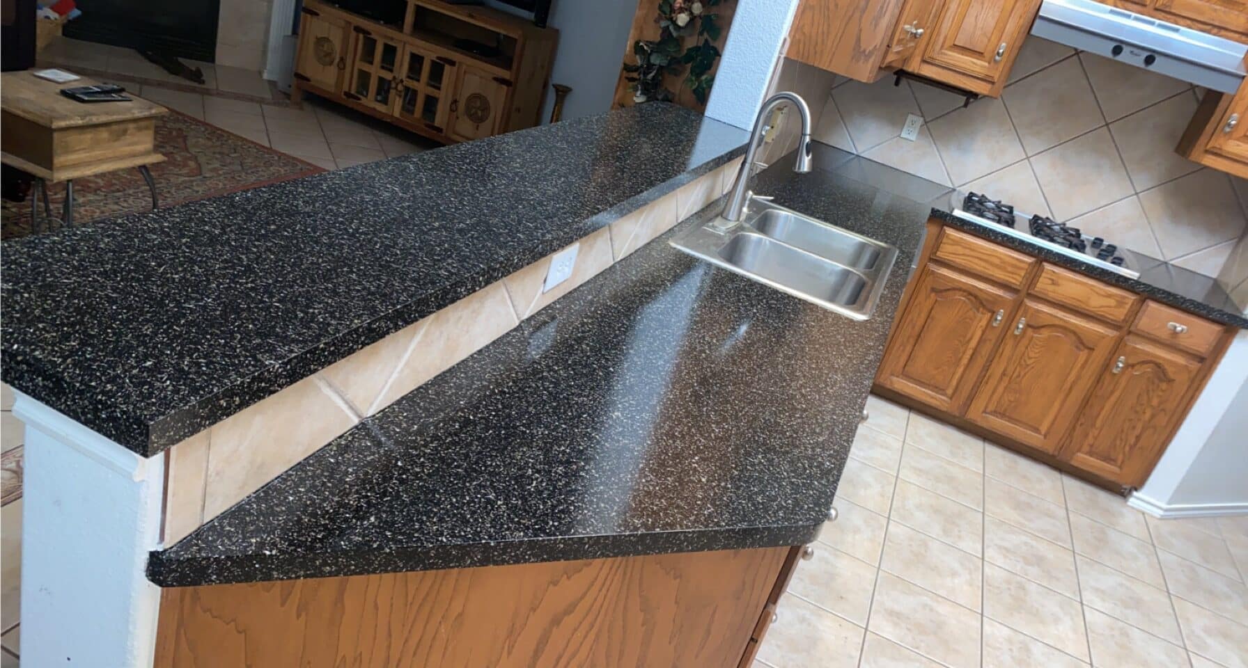 Traditional Kitchen Remodel by Fort Worth Refinishing — Project 2 project photo