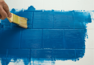 Painting Tile with Epoxy