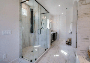 Bathroom Shower Glass Wall