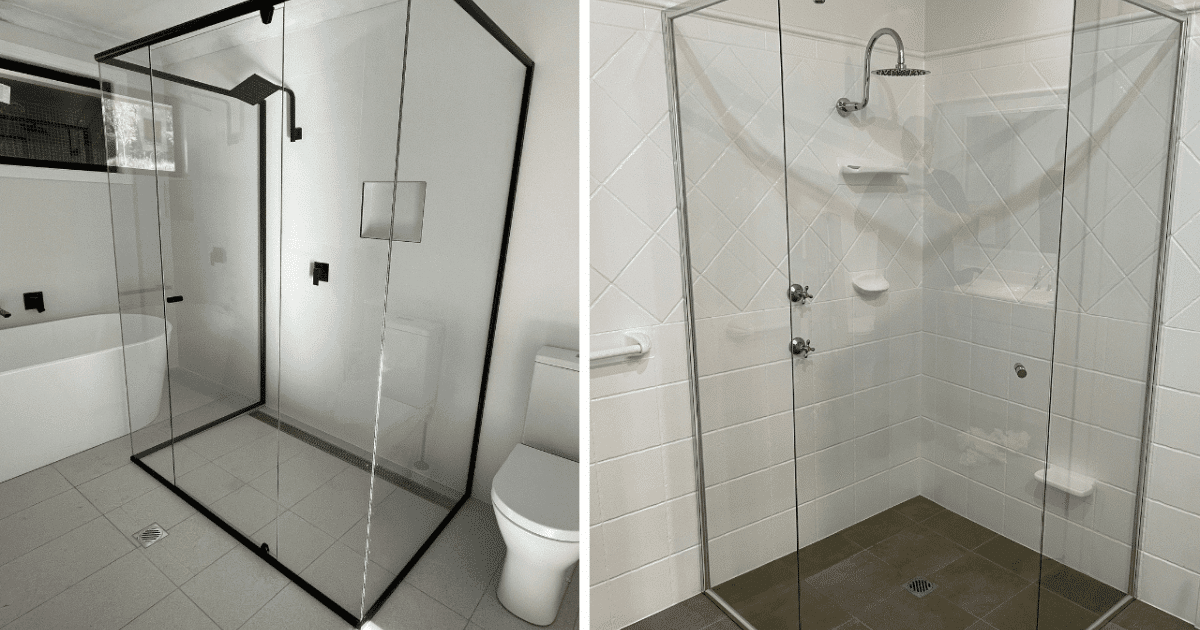 frameless and semi-frameless shower door