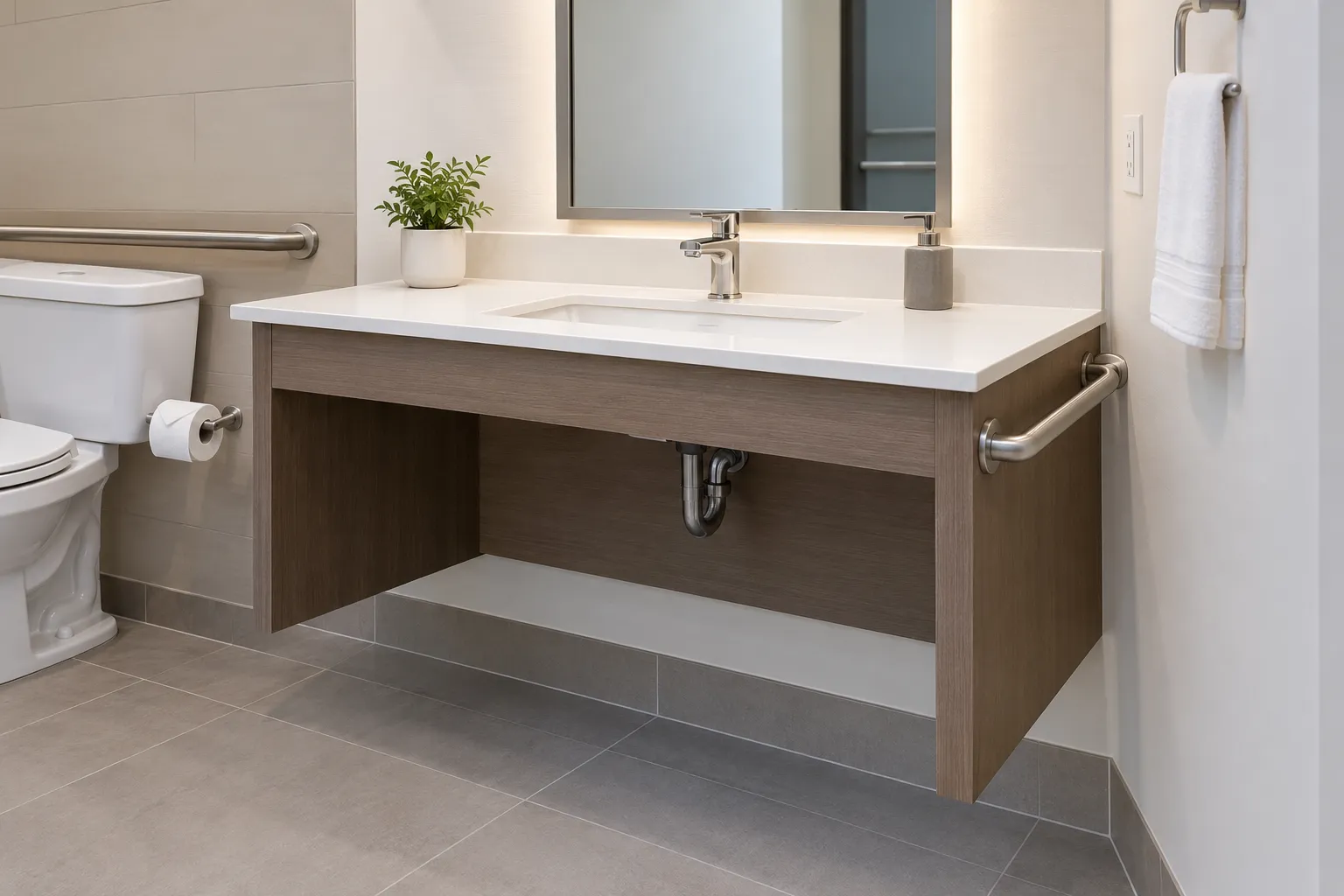 Sink Rim Height (34 to 36 Inches)